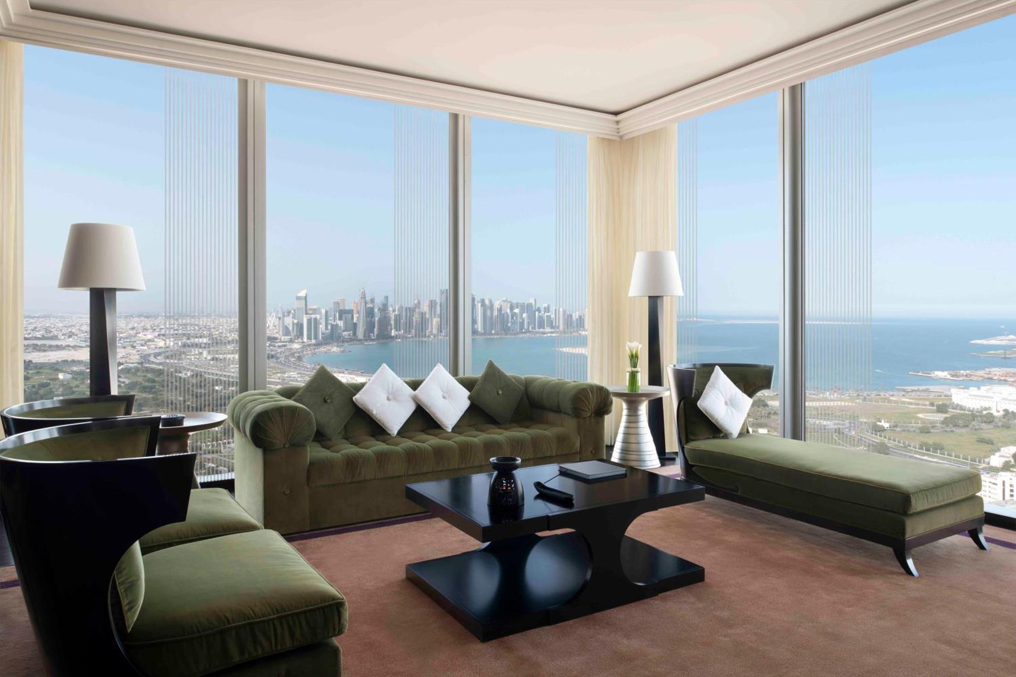 Banyan Tree Doha At La Cigale Mushaireb Exteriör bild A living room in a typical apartment