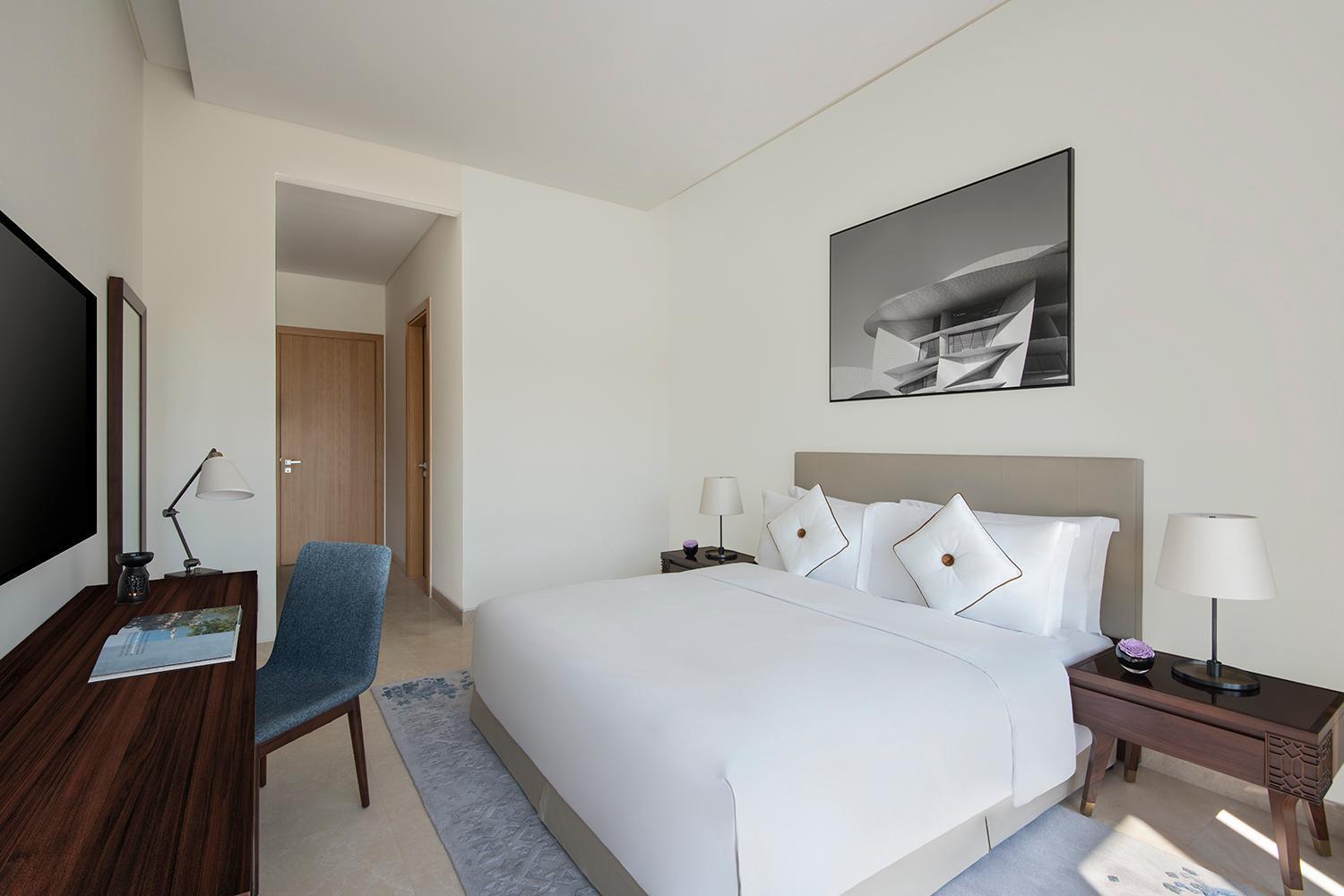 Banyan Tree Doha At La Cigale Mushaireb Rum bild A bedroom at the hotel