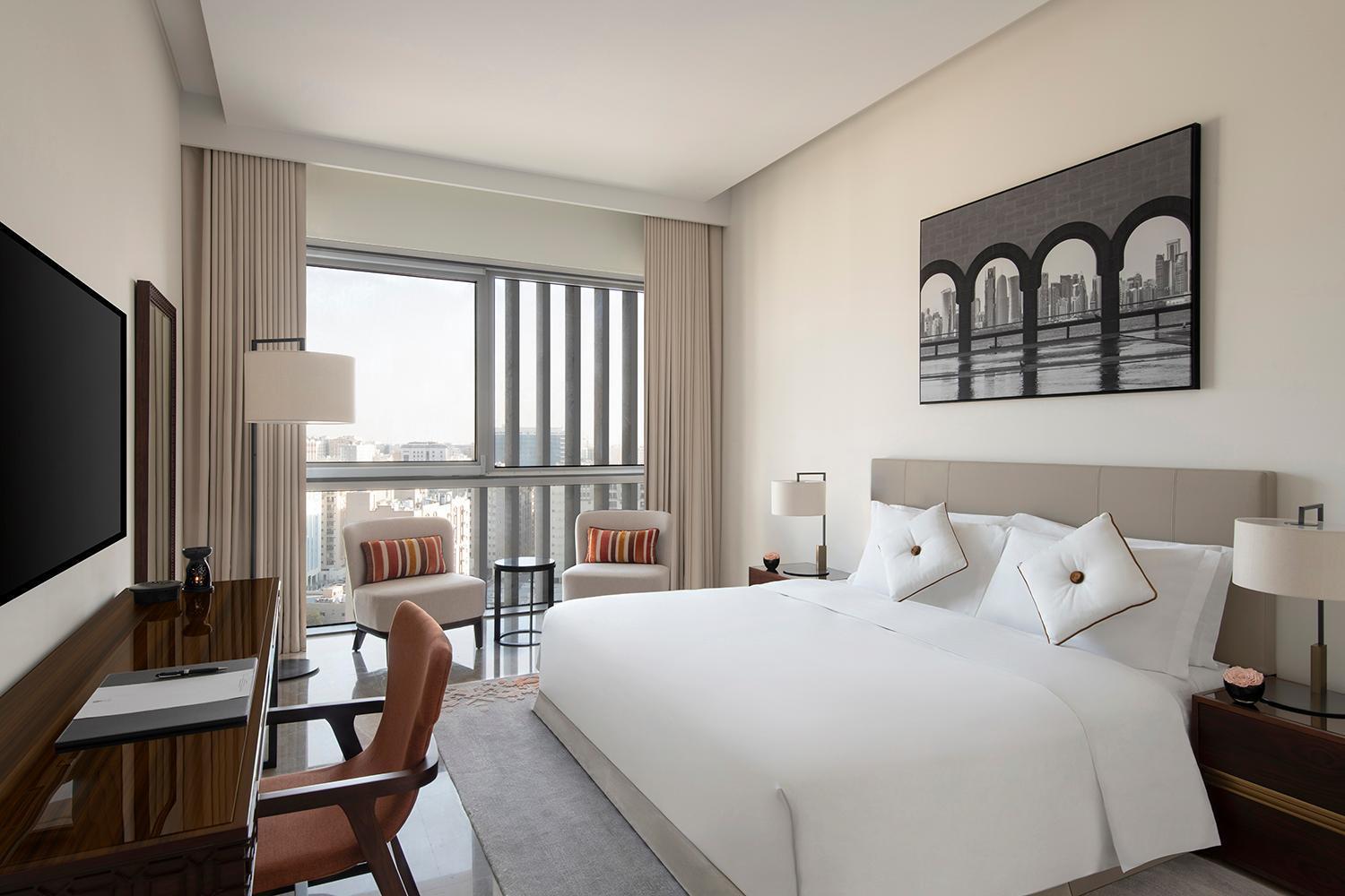 Banyan Tree Doha At La Cigale Mushaireb Rum bild A bedroom at the hotel